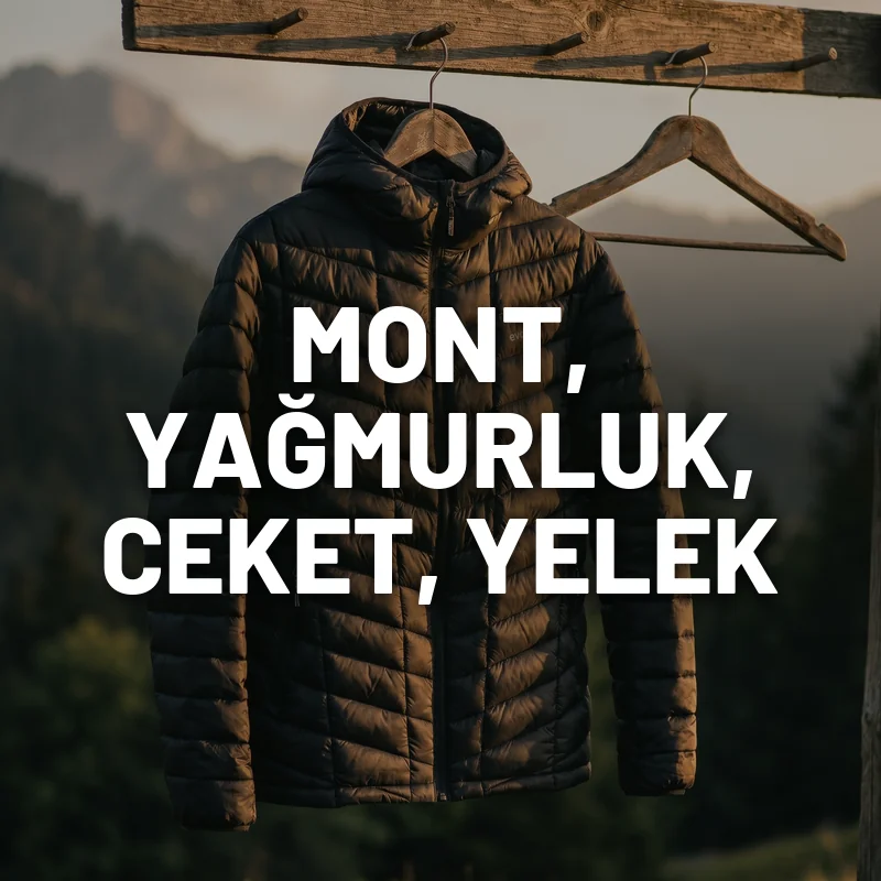 Mont, Yağmurluk, Ceket, Yelek - Kamp ve Ötesi