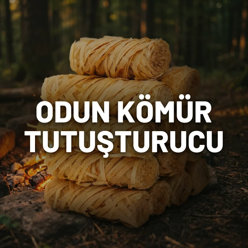 Odun-Kömür-Tutuşturucu - Kamp ve Ötesi
